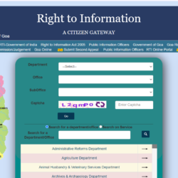 Goa Online Services - Government Websites